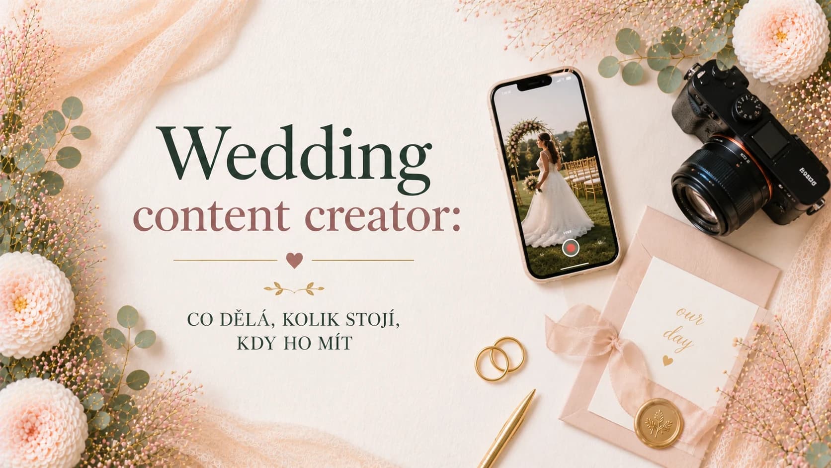 Wedding content creator: co dělá, kolik stojí, kdy ho mít